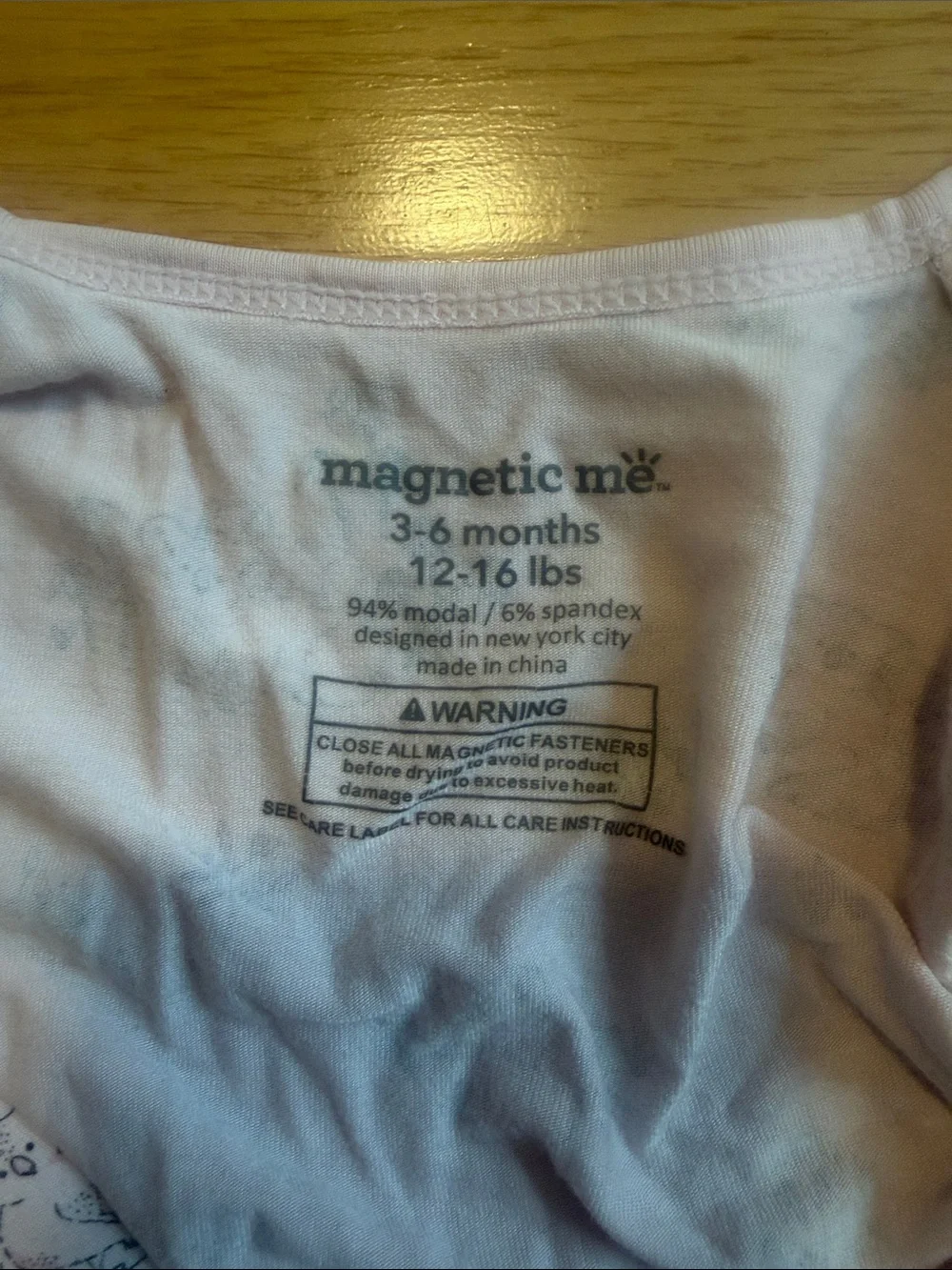 Magneticme pink koala bear footie pajamas